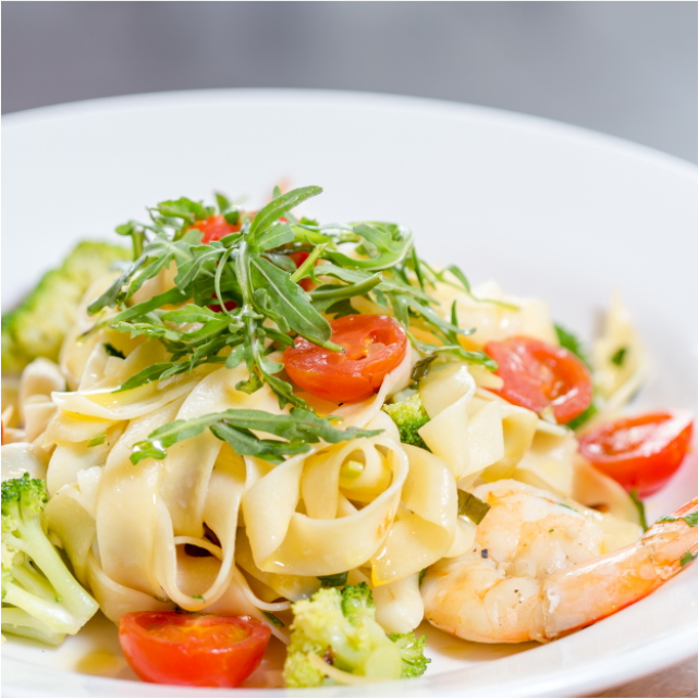Spaghettie con Gaberie Aglio Olio - The Boatdeck
